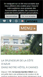 Mobile Screenshot of cannes-garden-hotel.com